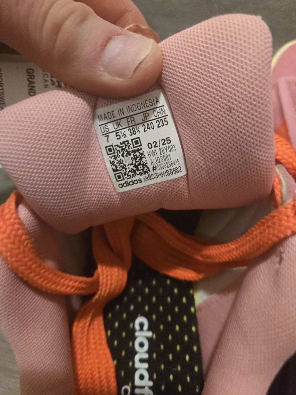 Adidas Pink & Orange Womens Size 7/and 5.5 Youth NEW - Picture 5 of 7